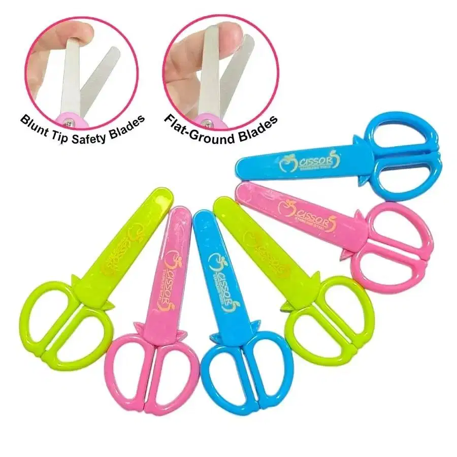Gunting Kertas Anak Aman Safety Kids Scissor 5 12cm - ATK3