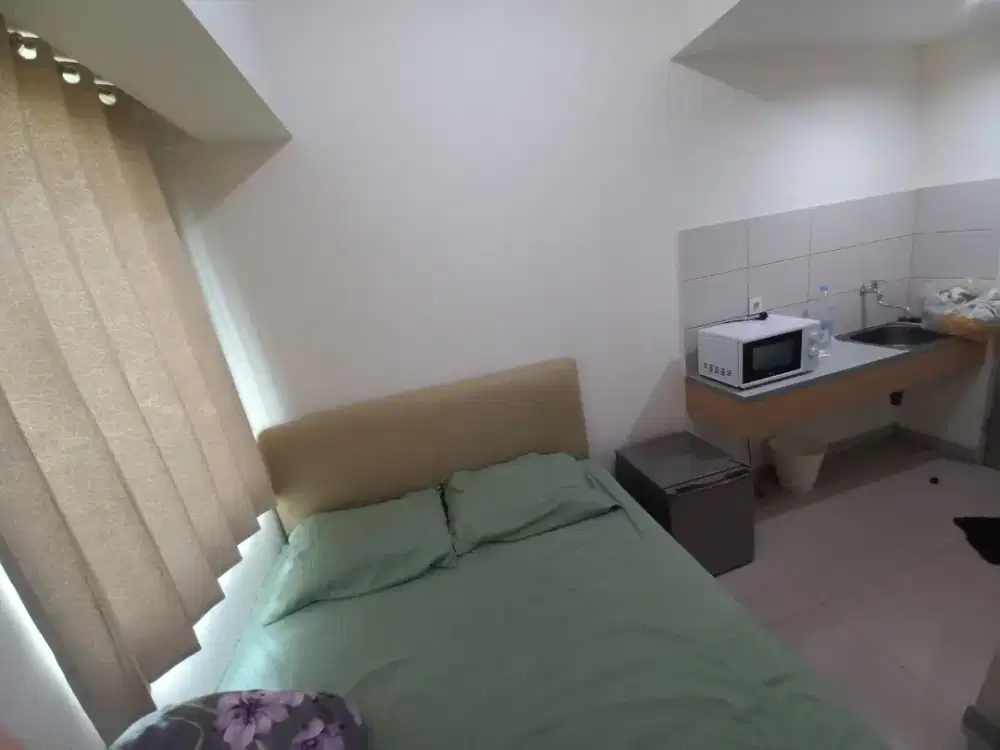 Apartemen furnish osaka riverview studio pik2 bulanan tahunan