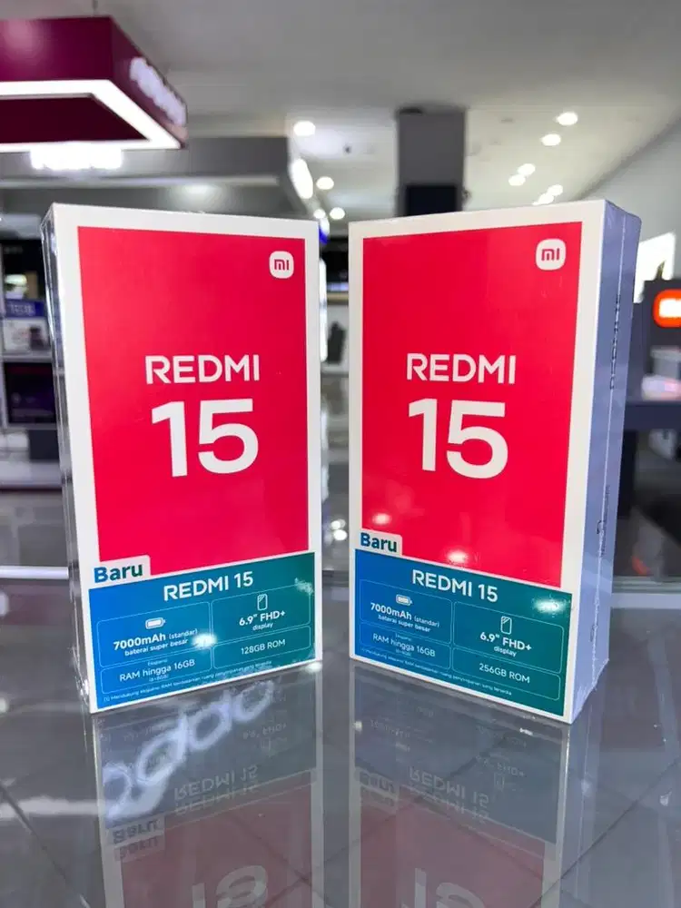 Ready stok hp redmi 15 ram 8/128 dan ram 8/256
