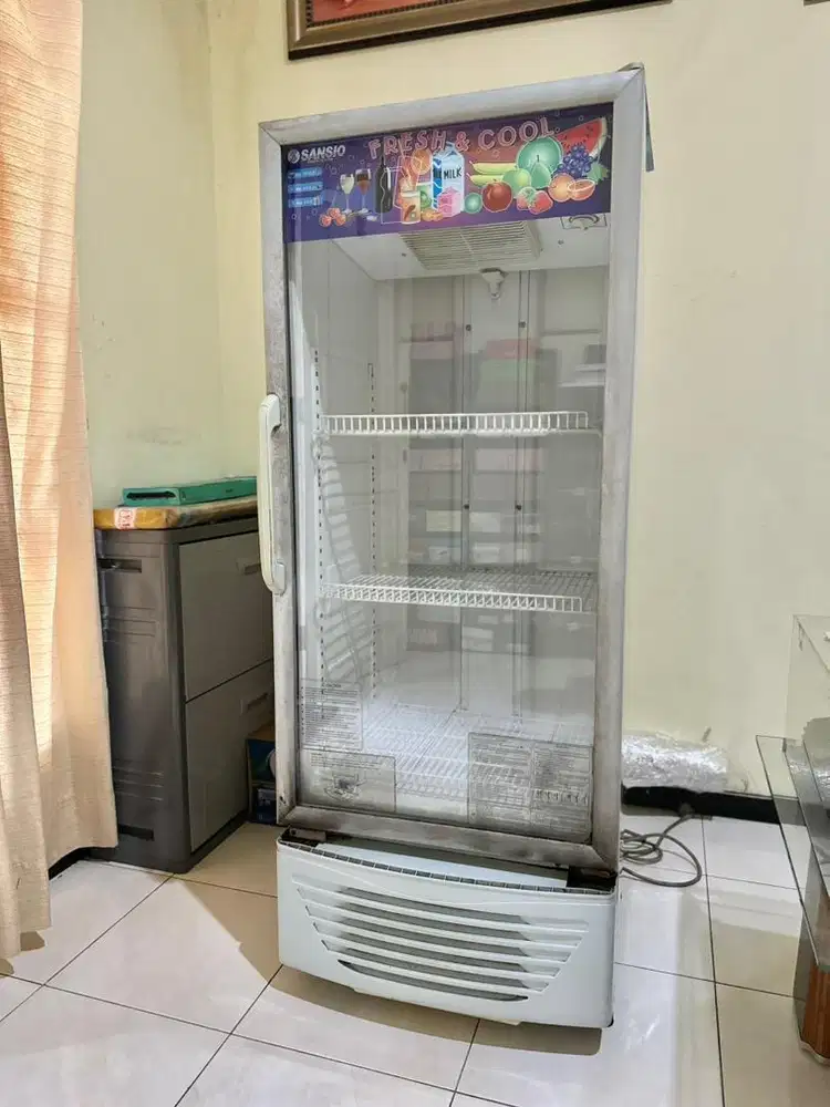 KULKAS SHOWCASE PENDINGIN SANSIO SAN-248 KAPASITAS 248 Liter