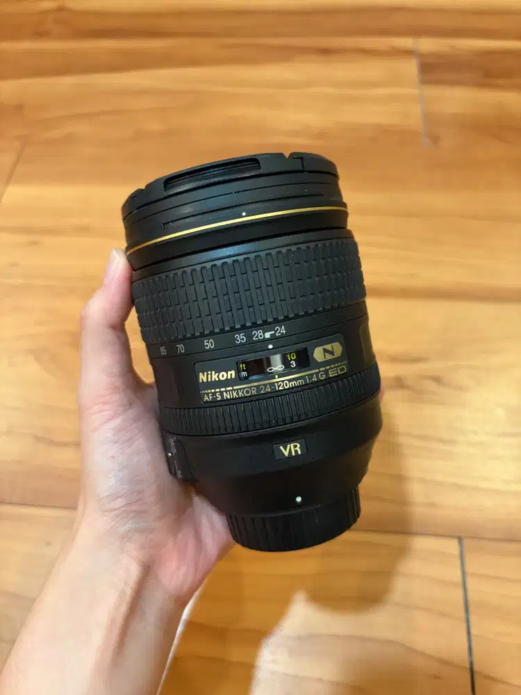 Jual Lensa kamera Nikon Type AF-S 24-120mm F/ 4G ED VR Kondisi Bagus