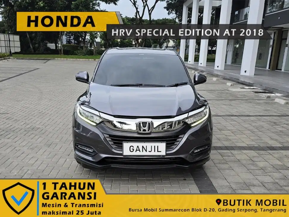 Pajak 1 tahun. HRV SE AT 2018 / 2019 Abu2