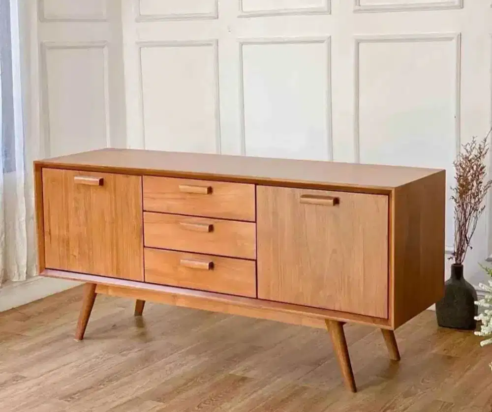 Aneka bufet TV minimalis jati