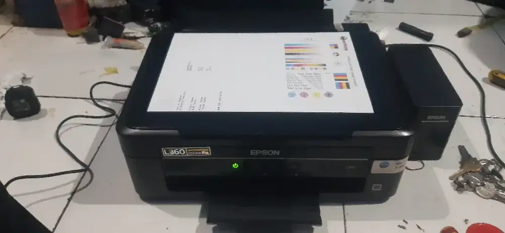 Printer epso L360 bisa scand copy.sudah infus