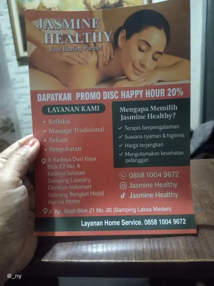 Lowongan kerja reflexsy dan massage