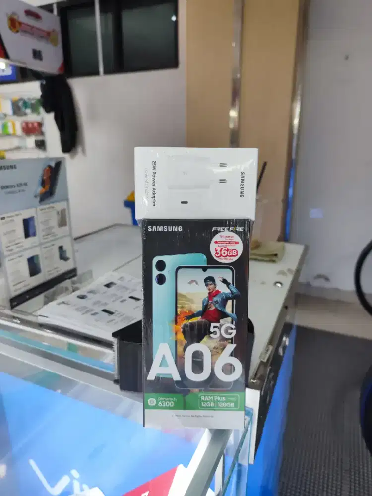 Samsung A06 5g 6/128gb Free adapter