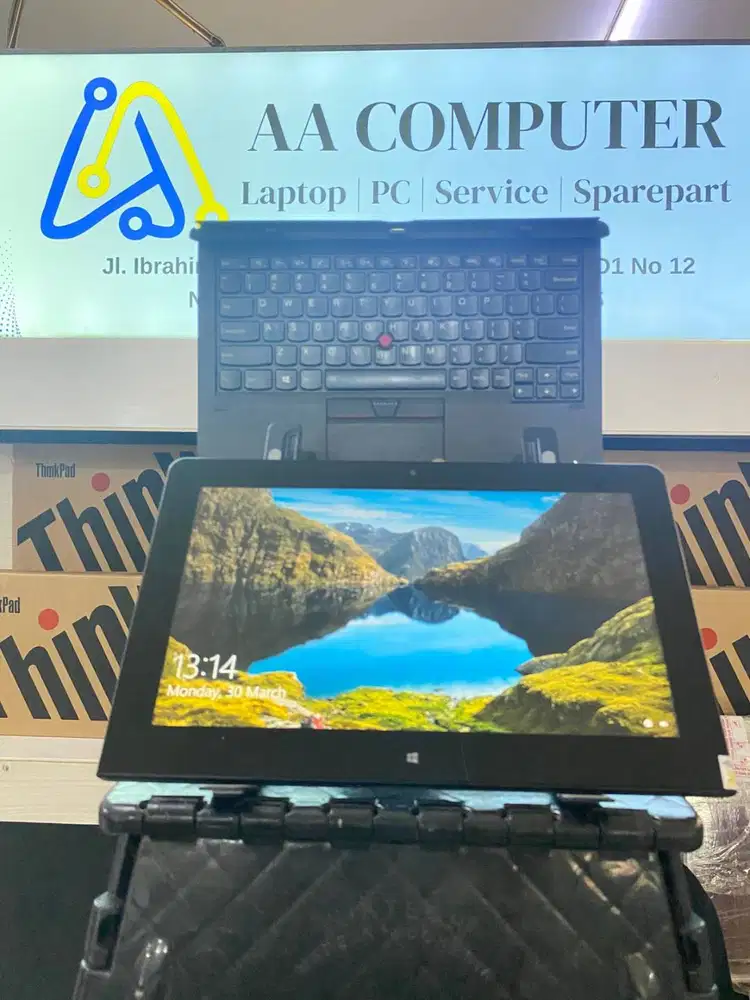 Laptop 2in1 Lenovo Thinkpad Helix Intel Core M-5y71 Ram 8gb SSD 256gb