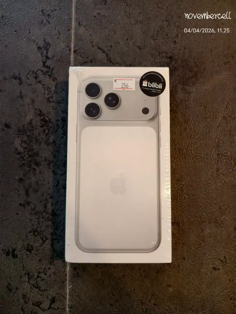 iphone 17 promax 256 new segel resmi blibli
