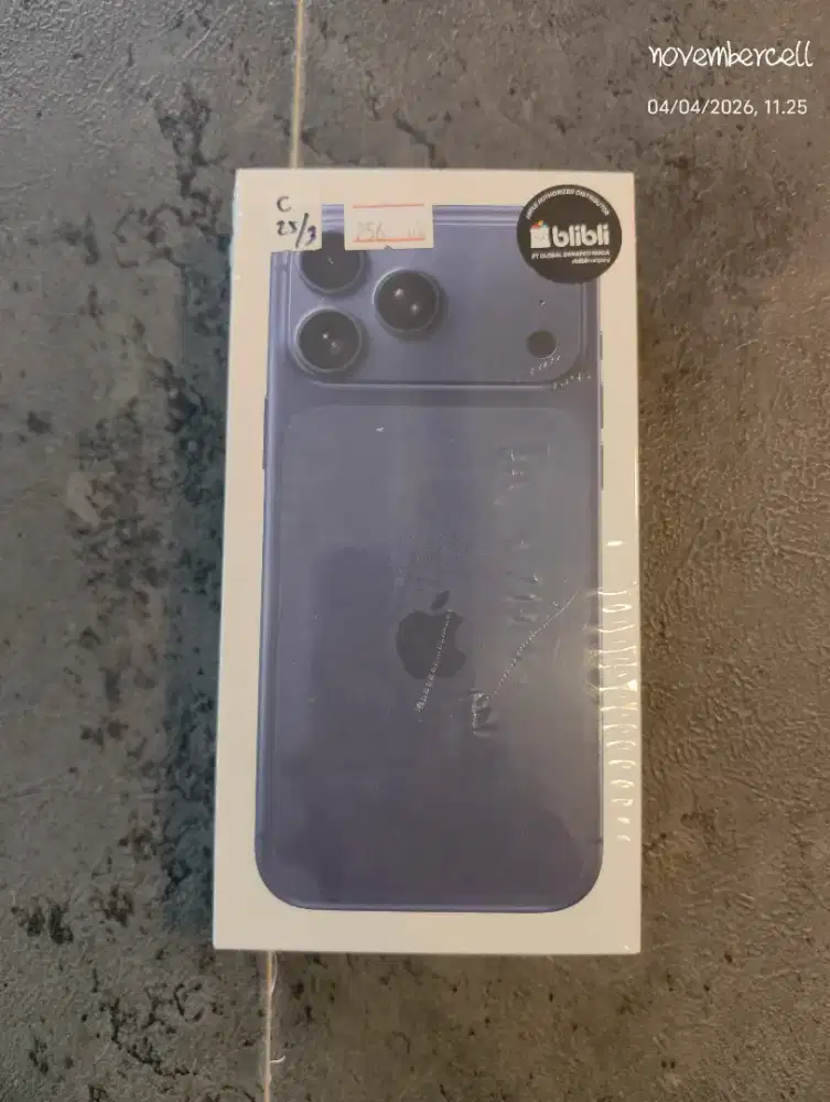 iphone 17 promax 256 new segel blue