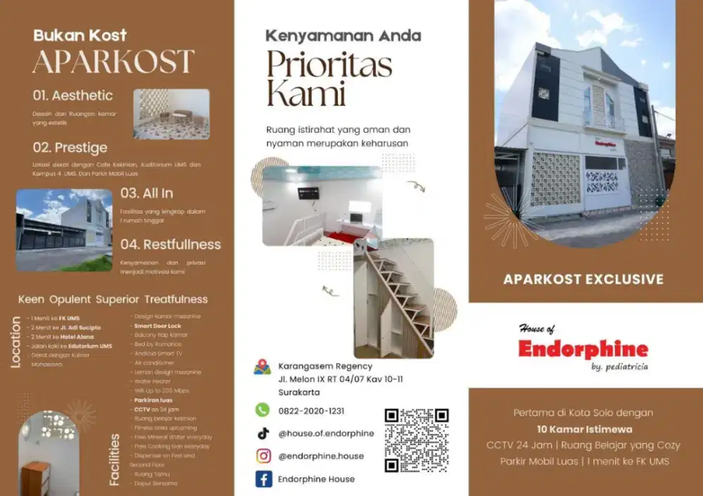 Kost Ekslusif 1 Menit dr FKUMS