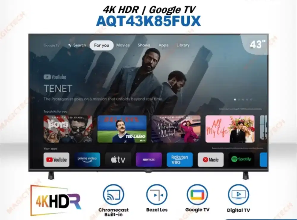 TV GOOGLE AQUA 43 INCH