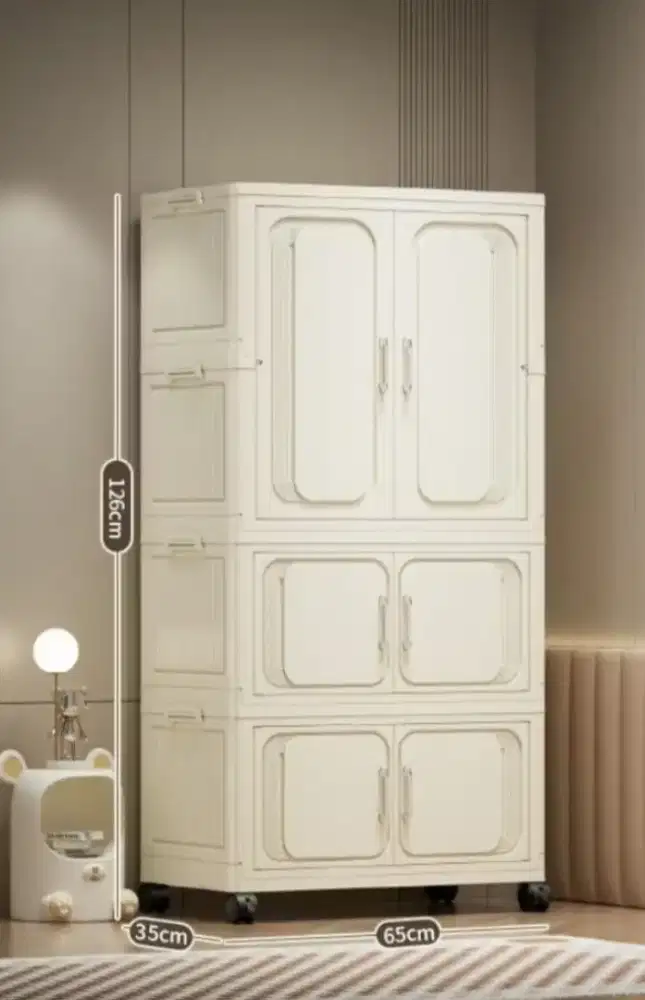 Lemari plastik lipat