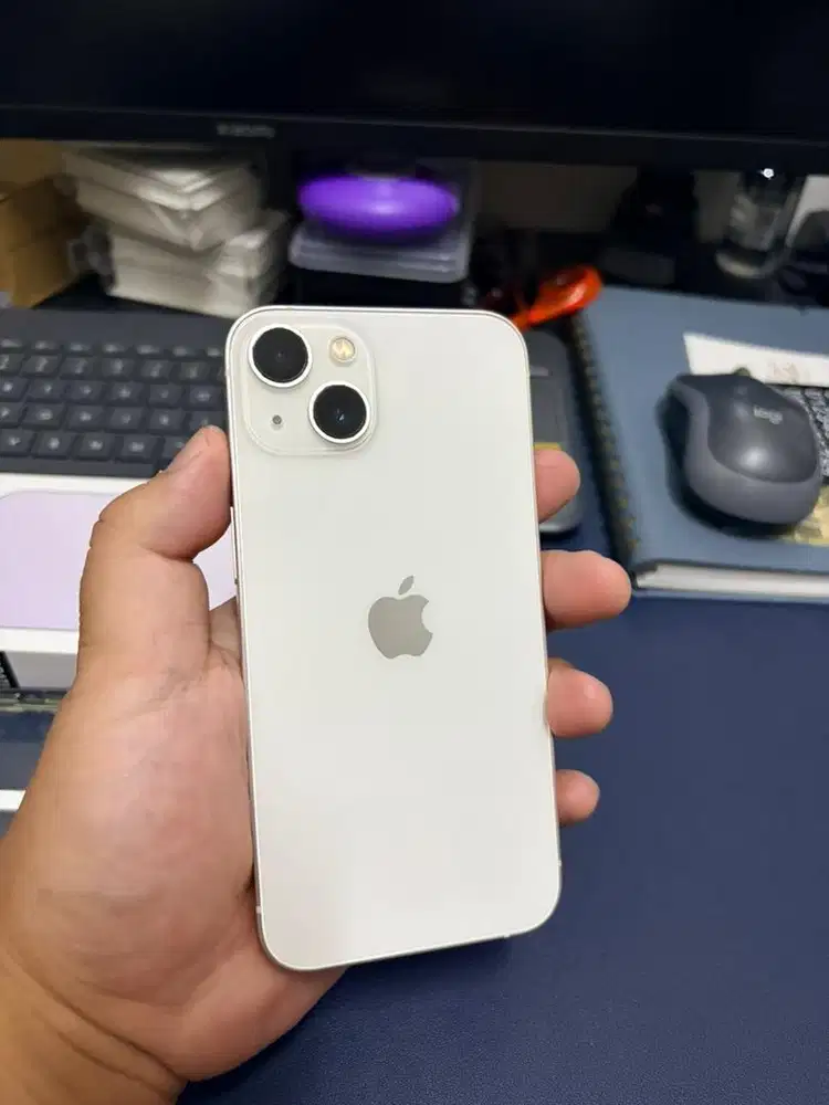 Iphone 13 white 128gb mantapp - blibli