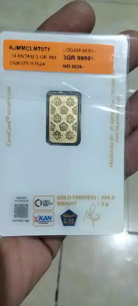 Mas Antam 3gram