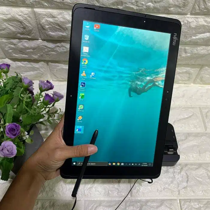laptop fujitsu arrows tablet 2in1 q509 touchscreen ram 4/128gb DL-RTV