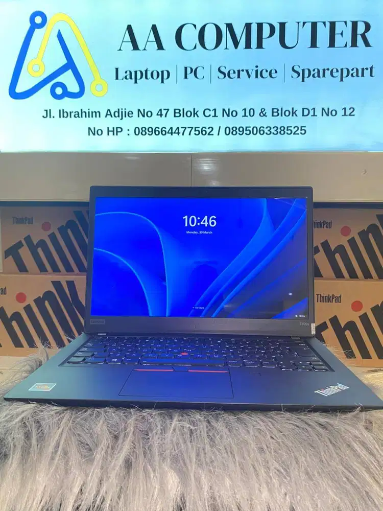 Laptop Lenovo Thinkpad T495s AMD Ryzen 7 Pro-3700u Ram 16gb SSD 256gb