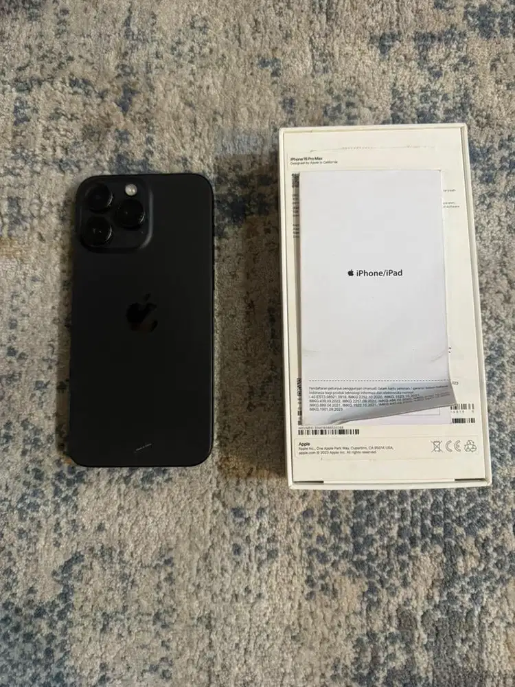 Iphone 15 Promax Black Titanium 256 GB ex garansi resmi