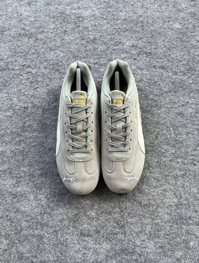puma Speedcat Suede Abu Size 41 Like New Sekali Pakai Full Box Murah