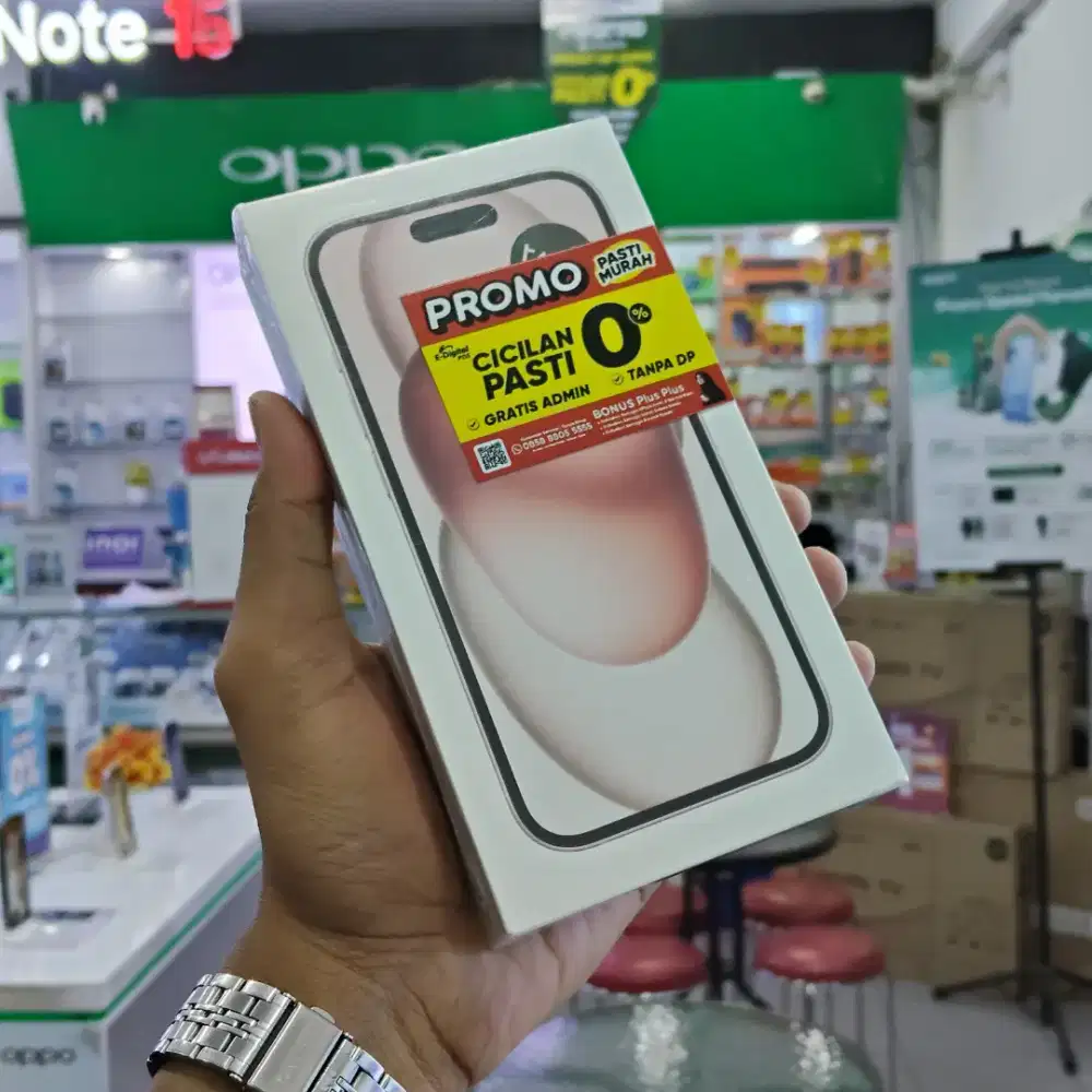 iPhone 15 128 barang baru garansi resmi iBox