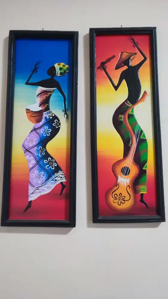 Sepasang Lukisan Bali