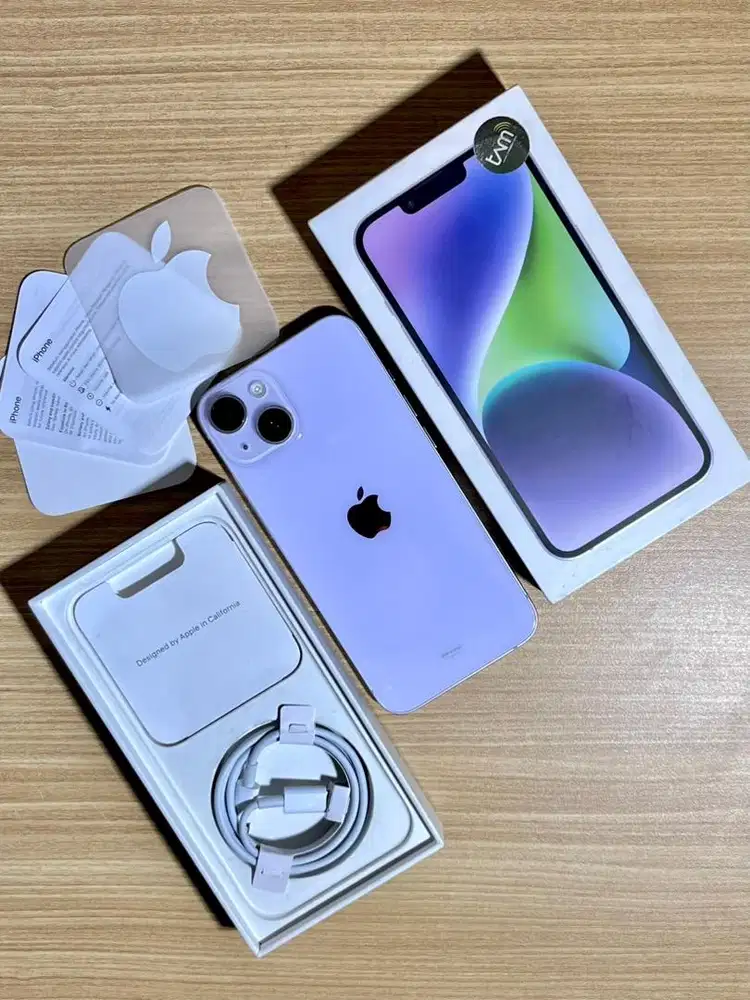 iPhone 14 Purple 128GB, Second iBox (NEGO)
