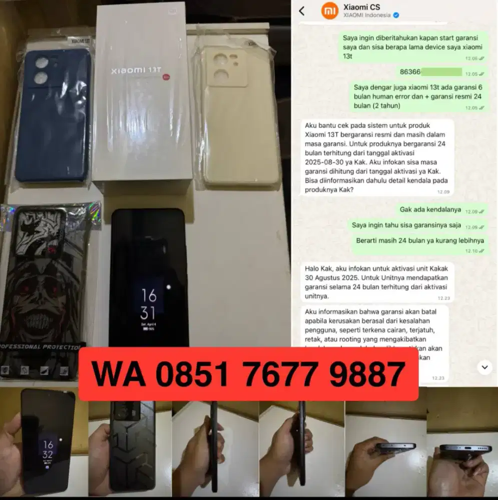 Xiaomi 13Y 12+256GB Hitam