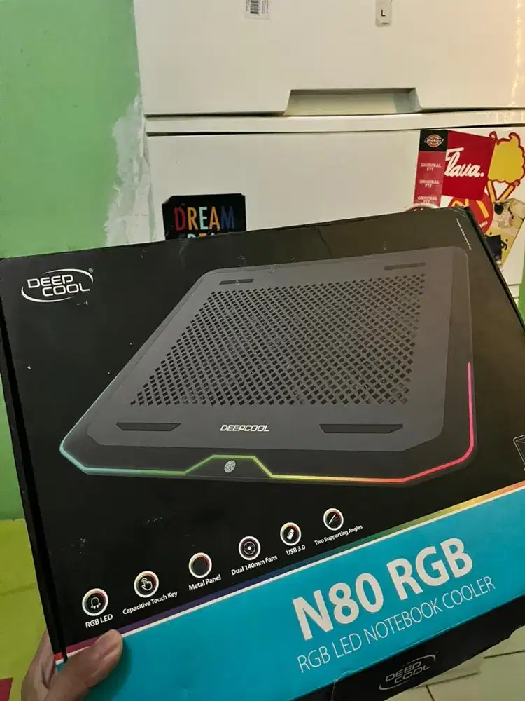 Deepcool coolingpad n80 rgb