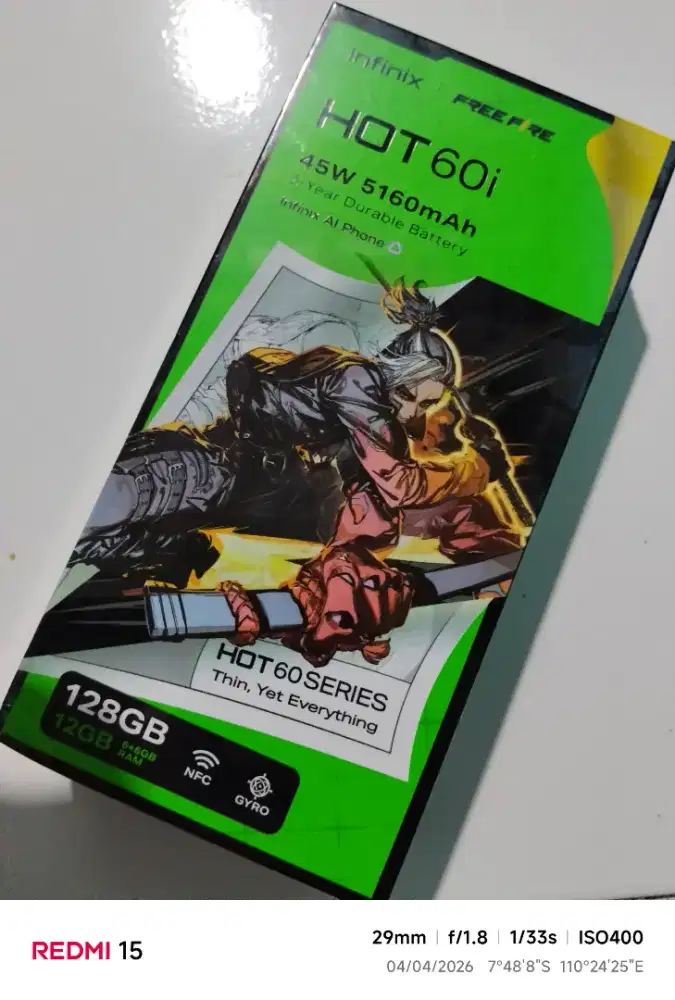 Infinix Hot 60i 6/128GB Titanium Silver