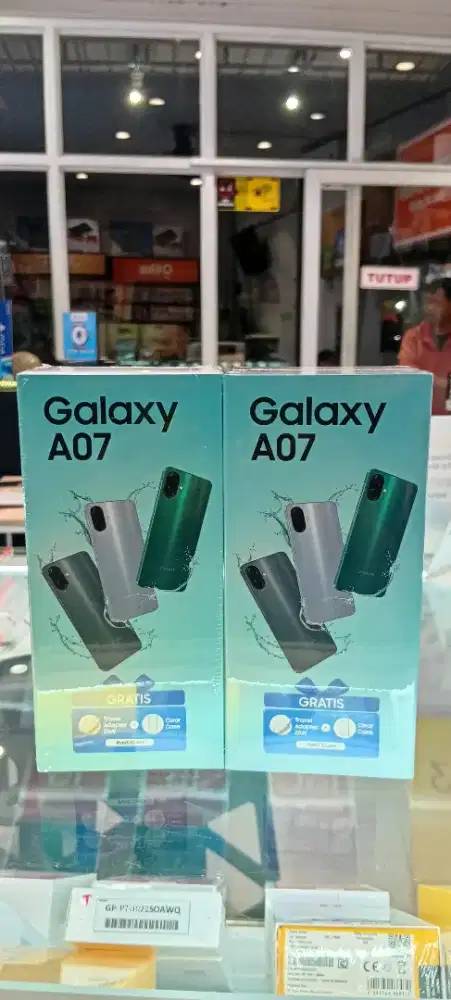 Samsung A07 ram 4gb Rom 64gb free adaptor dan silikon