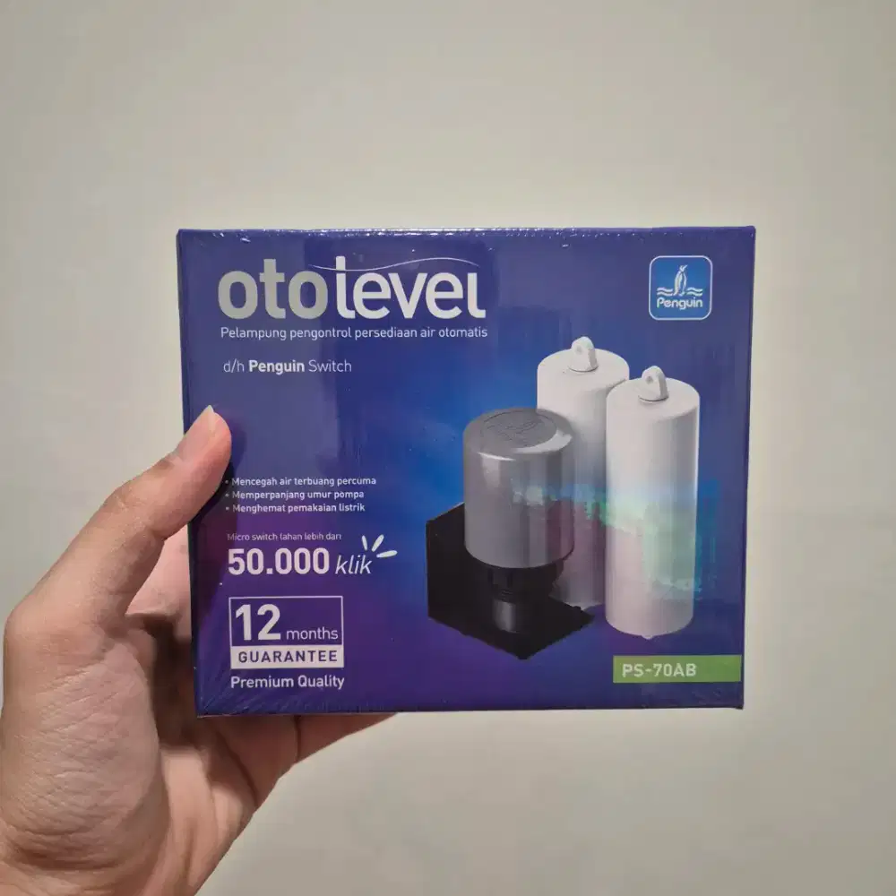 Otolevel Penguin Pelampung Toren Original Segel Baru