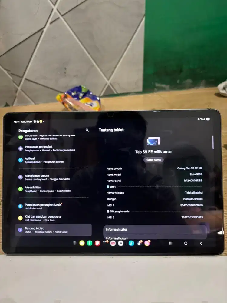Samsung Galaxy Tab S9 FE 5G 6/128
