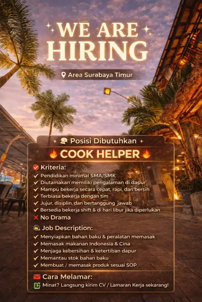 Di Buka Lowongan Pekerjaaan