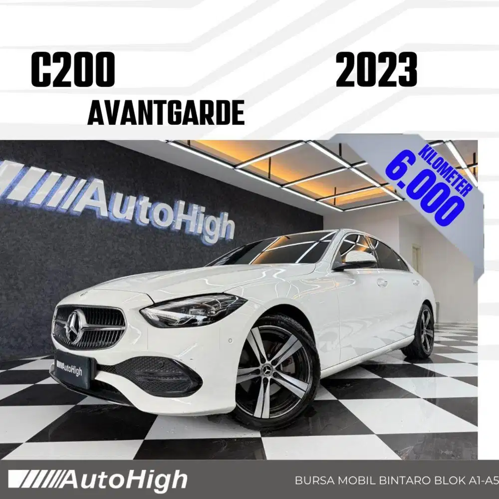 DP10% [Km6.000] C200 Avantgarde 2023 White Reg 2022 #AUTOHIGH