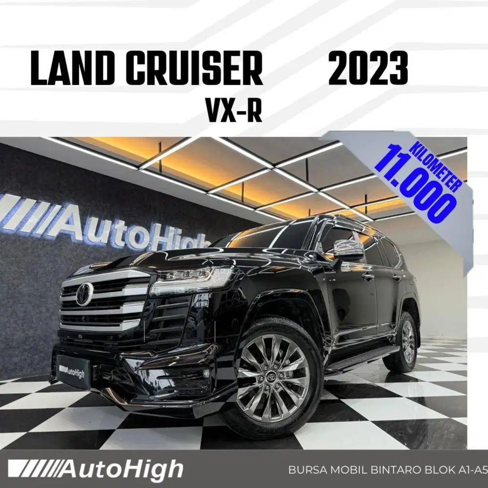 DP10% [Km11.000] Land Cruiser VXR 2023 Black / GR Reg 2024 #AUTOHIGH