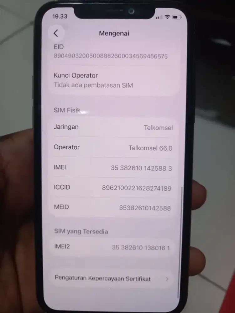 Iphone 11 pro 256 batangan inter all operator bea cukai