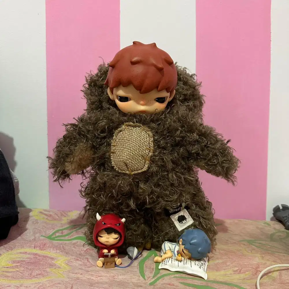 [POP MART] Hirono Vinyl Plush doll + Free Hirono Mime Series 2pcs