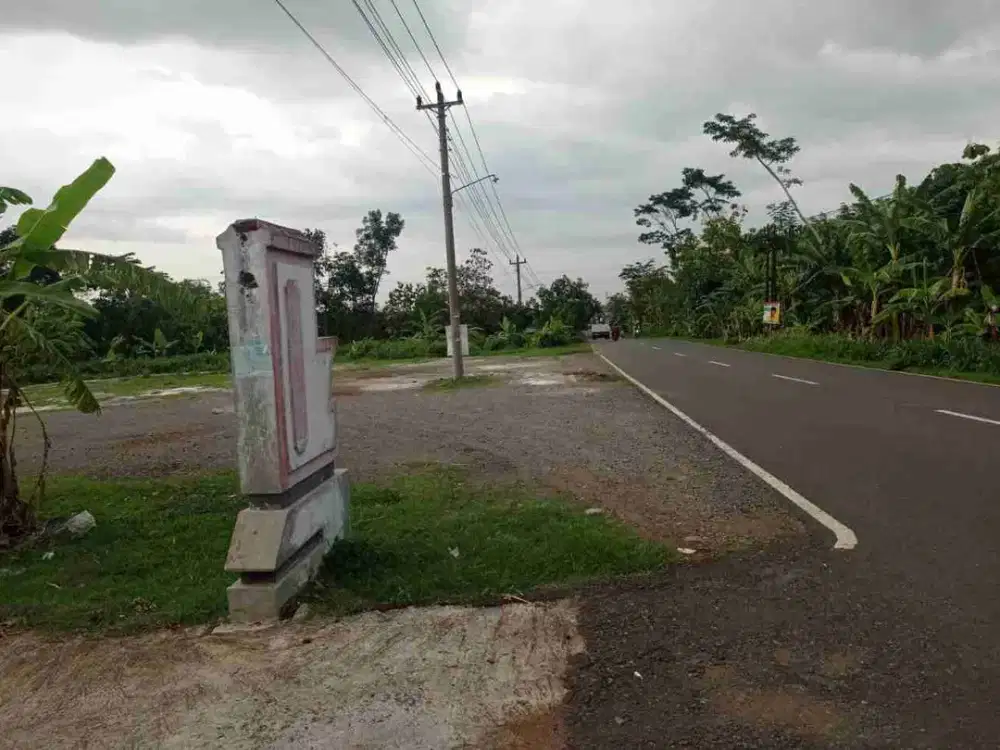 tanah strategis pinggir jl provinsi di Sragen