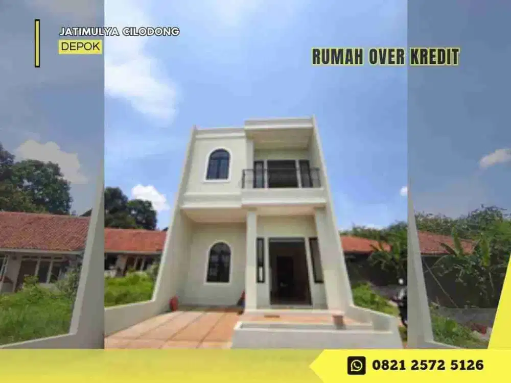 Rumah Over Kredit 53JT 2LT dkt Alun alun GDC di Jatimulya Cilodong Depok