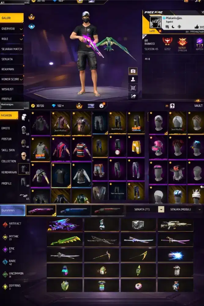 Jual Akun Ff Aman Dan Terpercaya