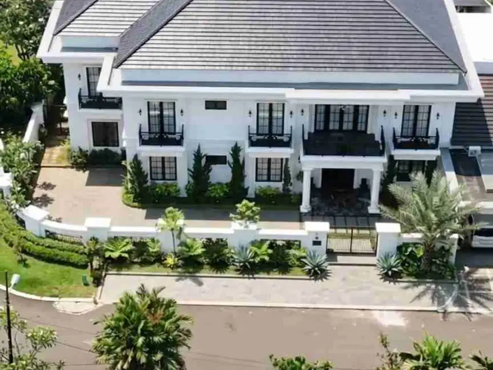 JUAL CEPAT RUMAH AMERICAN CLASSIC  BUKIT HIJAU PONDOK INDAH JAKSEL FULL FURNISHED SWIMMING POOL