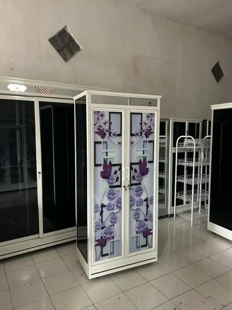 lemari Almunium 2pintu