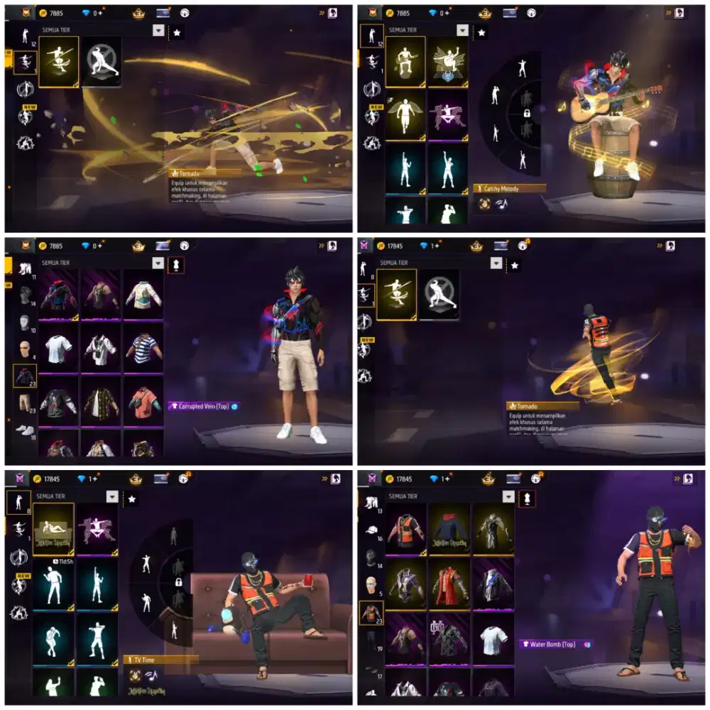 ready akun free fire Polosan murah aman dan terpercaya