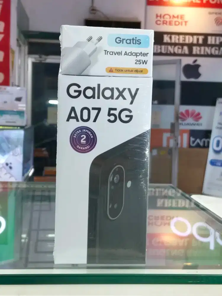 New Samsung A07 5G RAM 6GB+6GB ROM 128GB harga promo