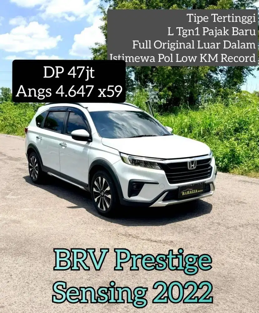 (Low KM) BRV Prestige Sensing 2022 RS Matic Putih CVT 2023 E Avanza G