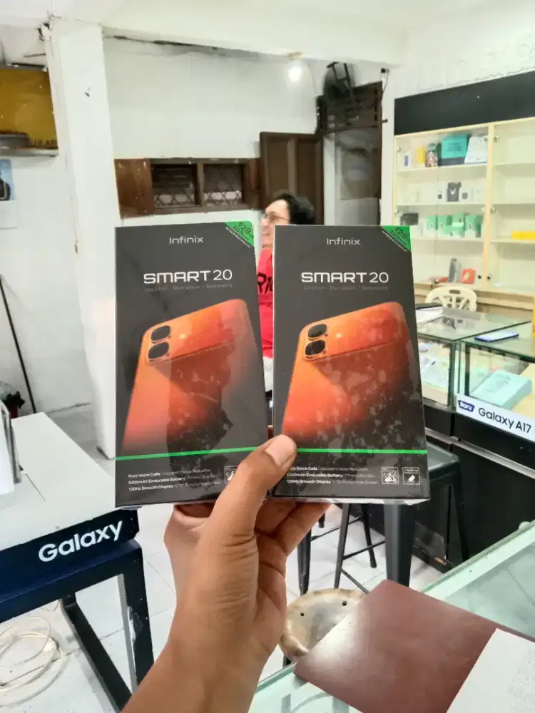 [ Fast respon WA ] Infinix Smart 20 4+4/64 Garansi resmi 1thn