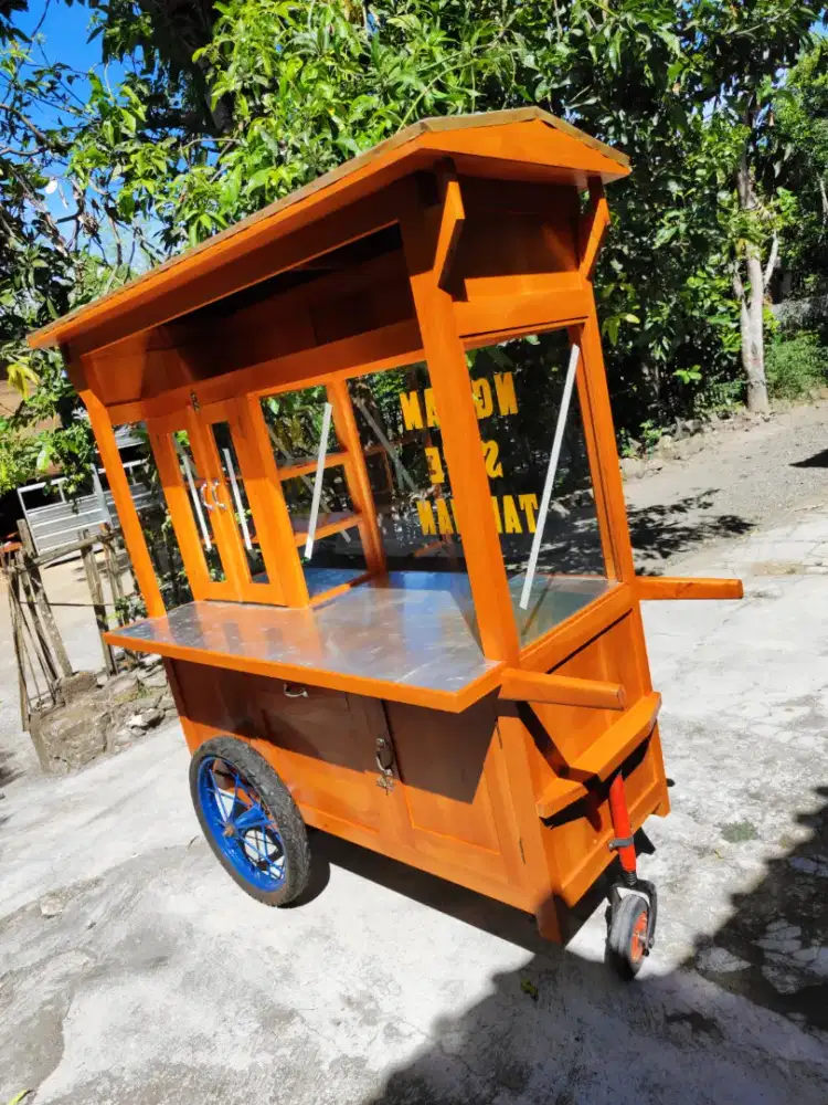 Gerobak Angkringan Bakso Mie Ayam PeceL Bubur Sate Martabak Ronde dlL