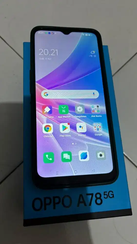 Di jual cepat hp oppo A78 5g 8GB/256GB