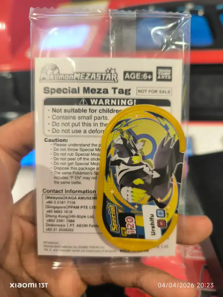 Mezastar Mezatag pokemon urshifu gold