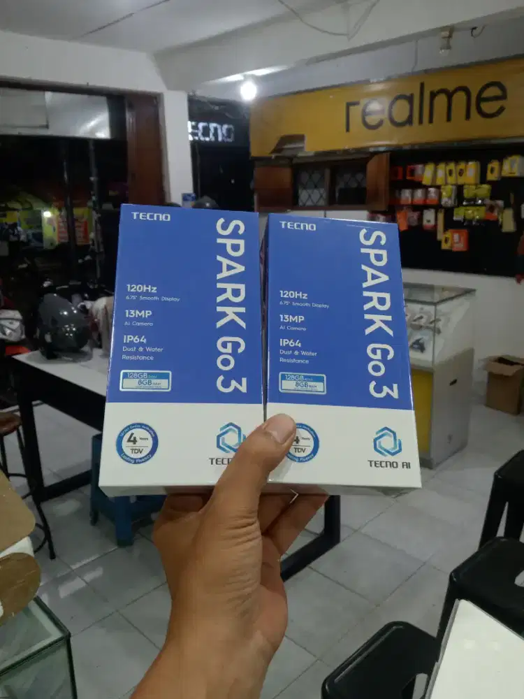 [ Fast respon WA ] Tecno Spark GO3 4+4/128 Garansi resmi 13bln