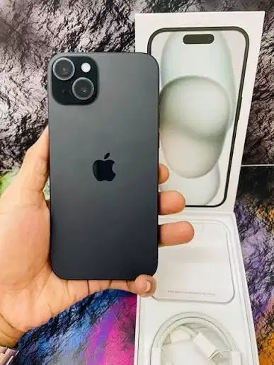 I phone 15 plus 128 gb black ori ibox
